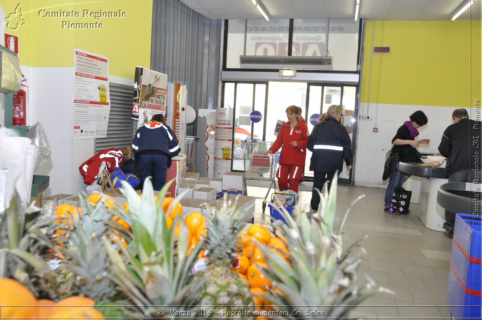 29 Marzo 2014 - Raccolta alimentari Cri Selex - Comitato Regionale del Piemonte