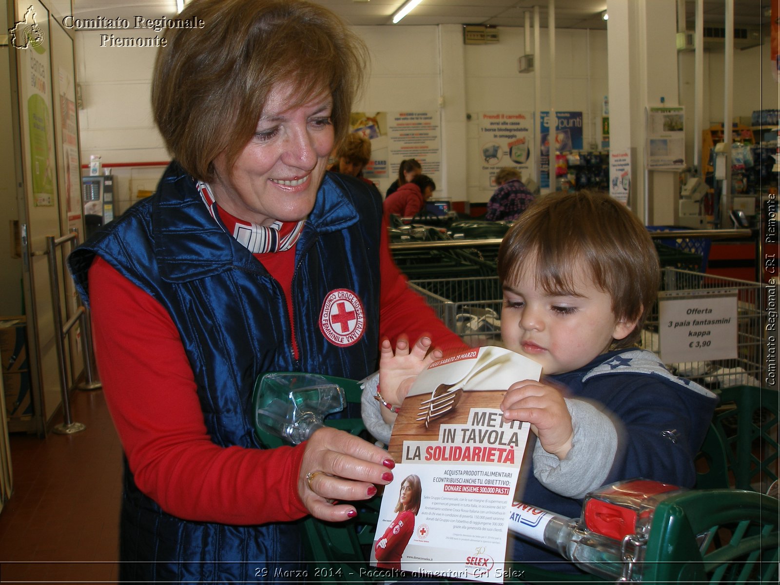 29 Marzo 2014 - Raccolta alimentari Cri Selex - Comitato Regionale del Piemonte