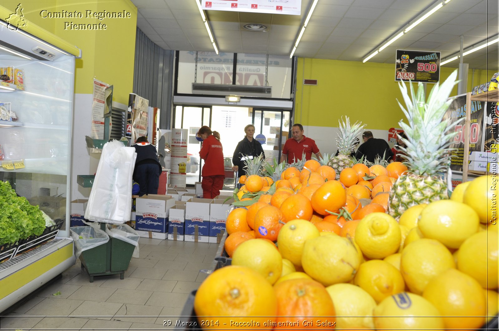 29 Marzo 2014 - Raccolta alimentari Cri Selex - Comitato Regionale del Piemonte