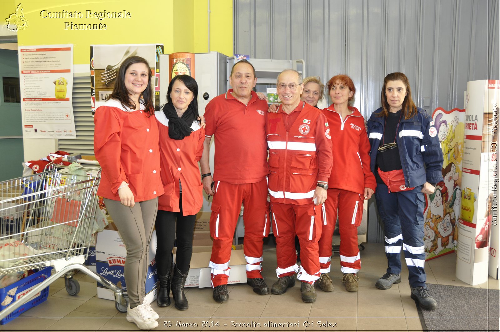 29 Marzo 2014 - Raccolta alimentari Cri Selex - Comitato Regionale del Piemonte