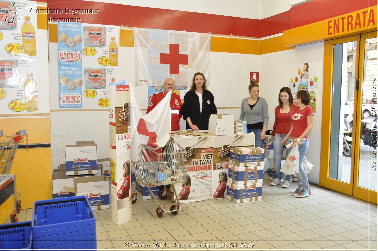 29 Marzo 2014 - Raccolta alimentari Cri Selex - Comitato Regionale del Piemonte