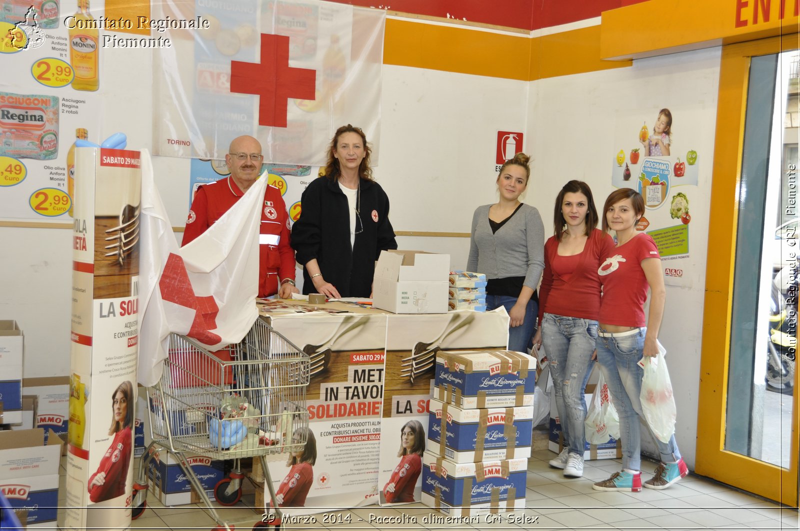 29 Marzo 2014 - Raccolta alimentari Cri Selex - Comitato Regionale del Piemonte