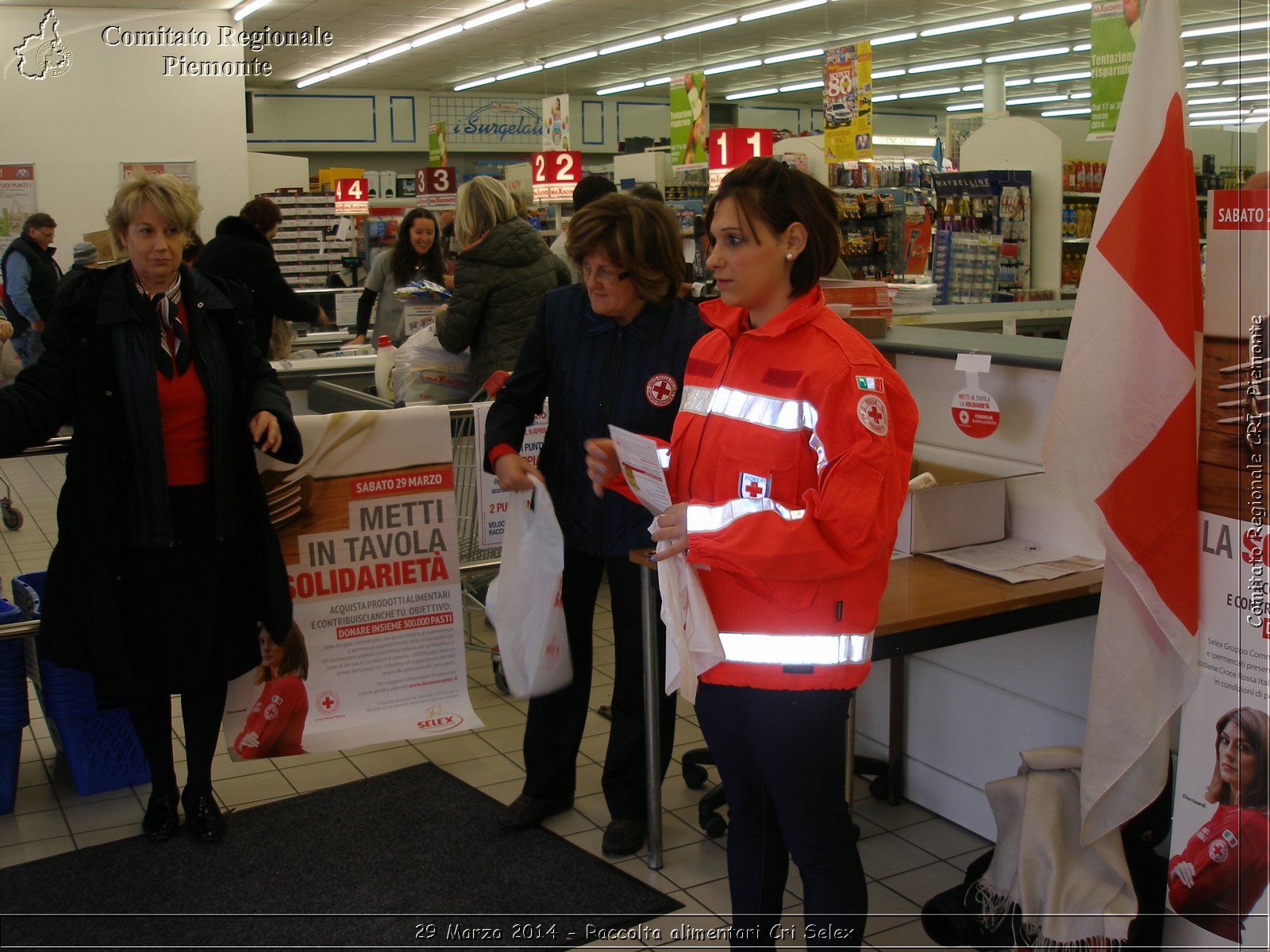 29 Marzo 2014 - Raccolta alimentari Cri Selex - Comitato Regionale del Piemonte