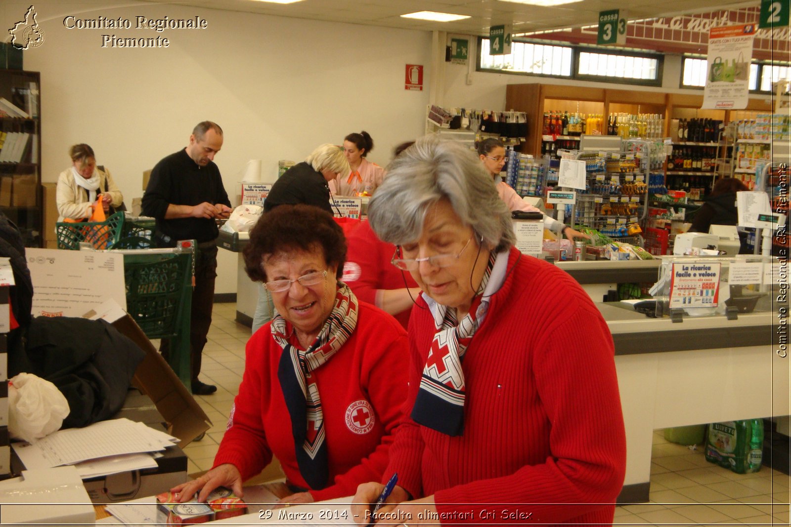 29 Marzo 2014 - Raccolta alimentari Cri Selex - Comitato Regionale del Piemonte