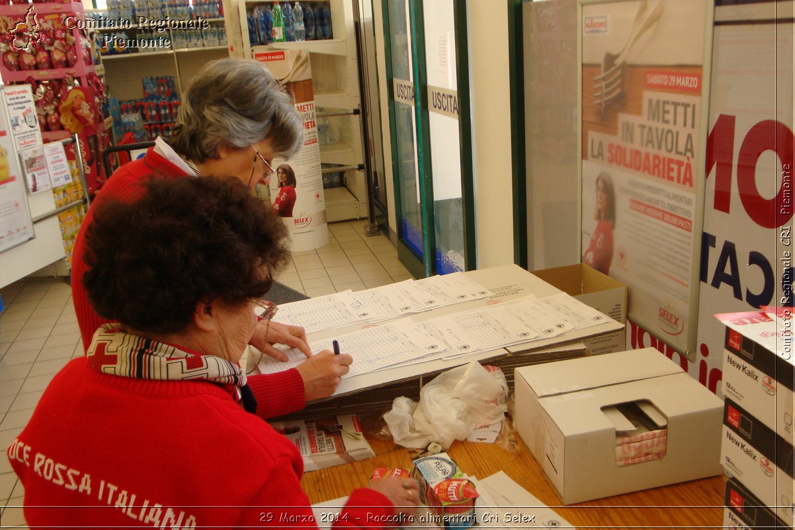 29 Marzo 2014 - Raccolta alimentari Cri Selex - Comitato Regionale del Piemonte