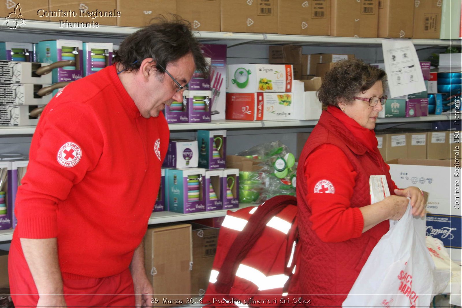 29 Marzo 2014 - Raccolta alimentari Cri Selex - Comitato Regionale del Piemonte