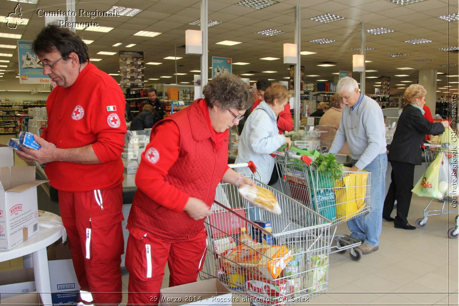 29 Marzo 2014 - Raccolta alimentari Cri Selex - Comitato Regionale del Piemonte