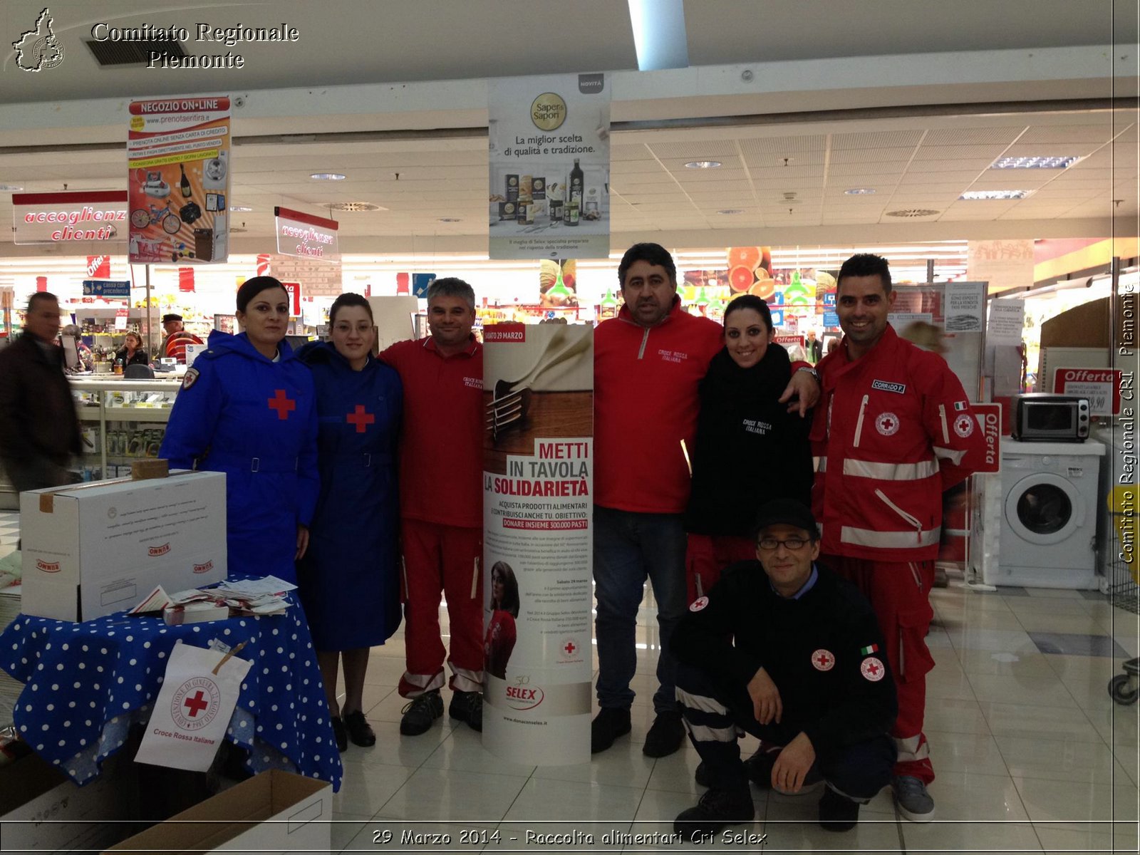 29 Marzo 2014 - Raccolta alimentari Cri Selex - Comitato Regionale del Piemonte