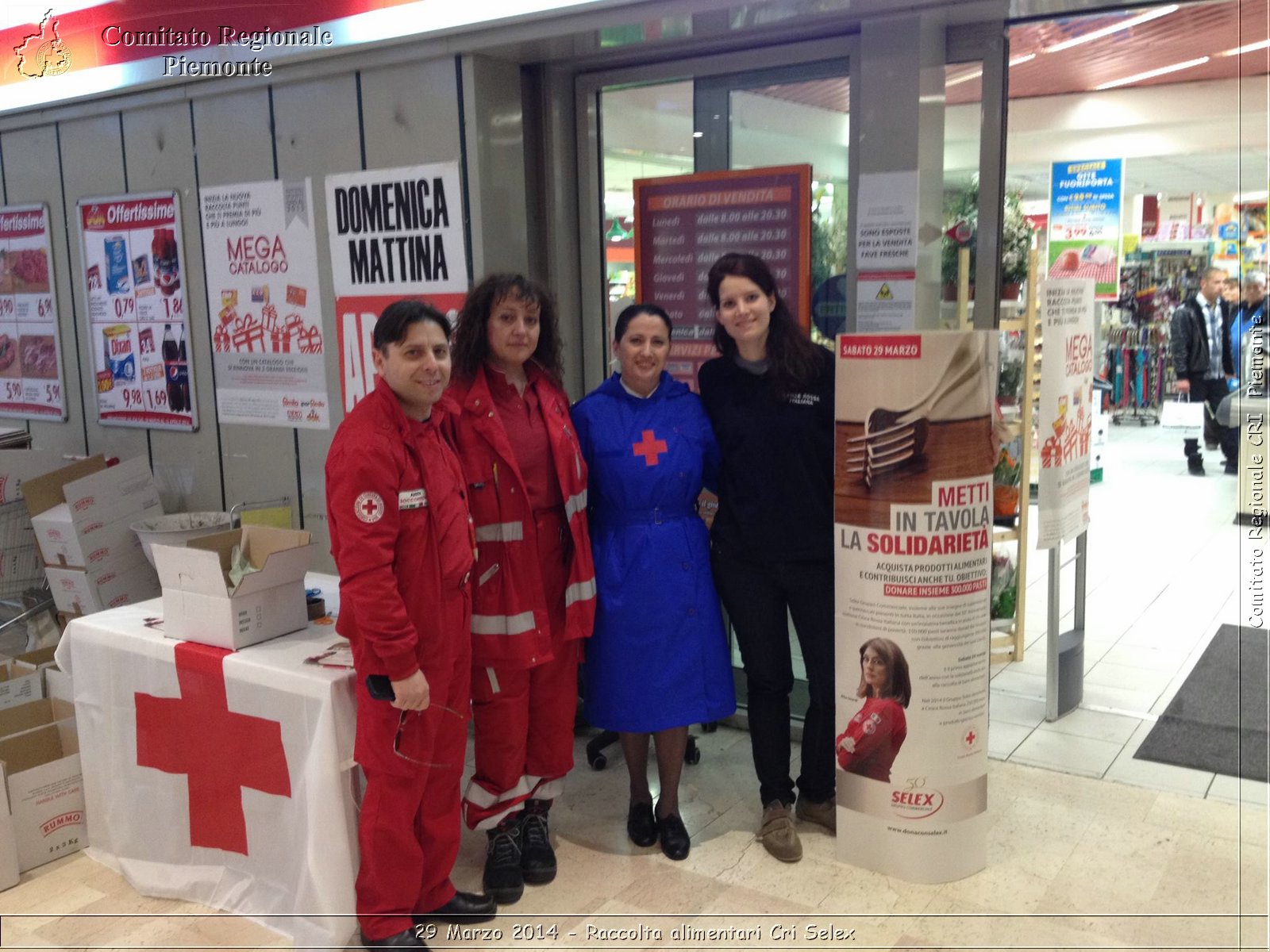 29 Marzo 2014 - Raccolta alimentari Cri Selex - Comitato Regionale del Piemonte