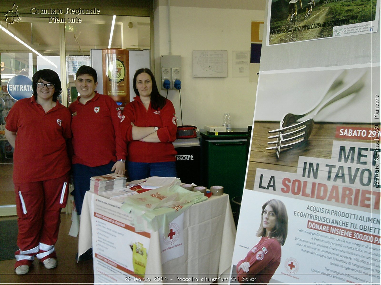 29 Marzo 2014 - Raccolta alimentari Cri Selex - Comitato Regionale del Piemonte