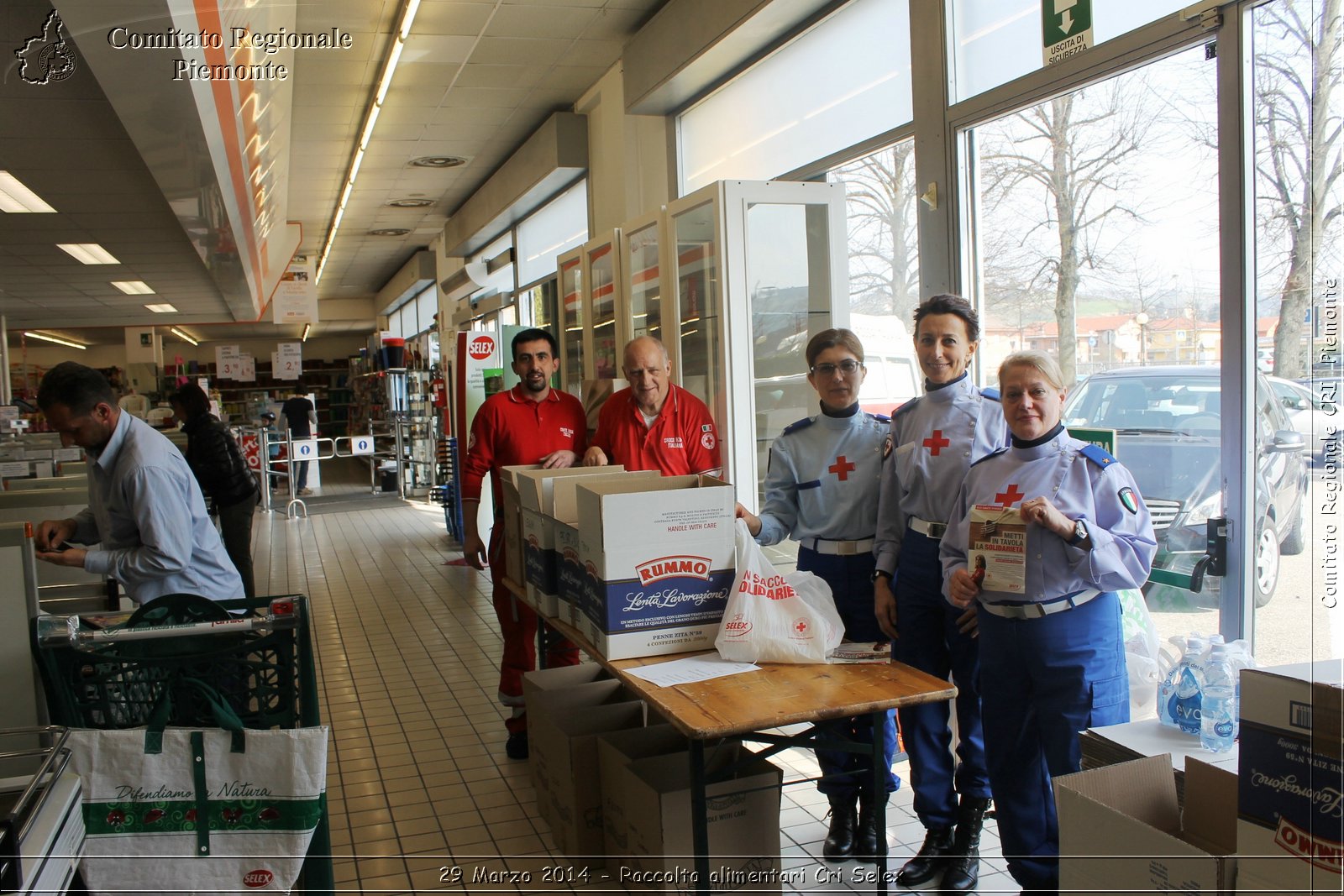 29 Marzo 2014 - Raccolta alimentari Cri Selex - Comitato Regionale del Piemonte