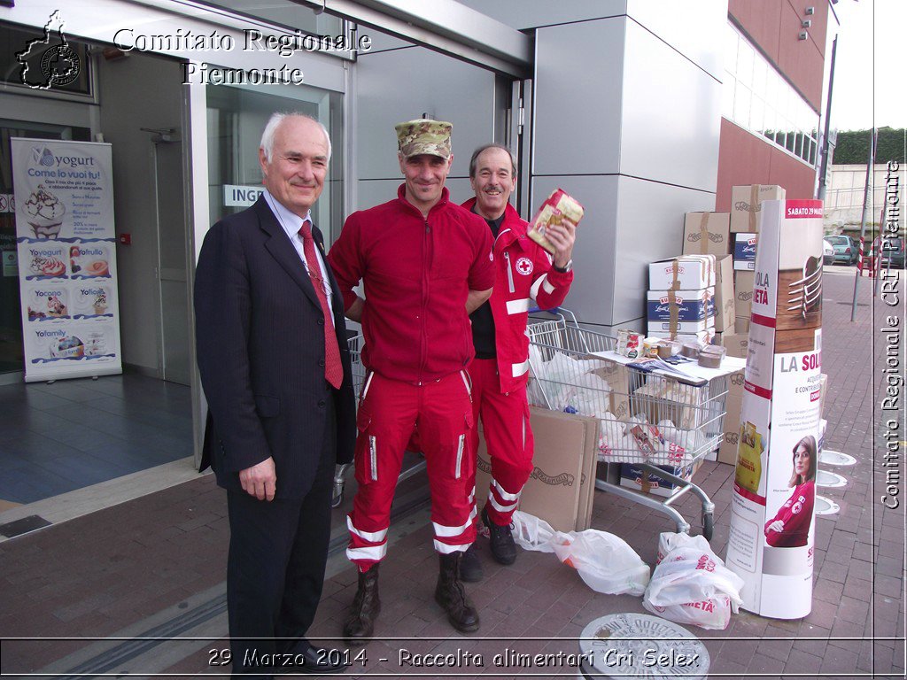 29 Marzo 2014 - Raccolta alimentari Cri Selex - Comitato Regionale del Piemonte