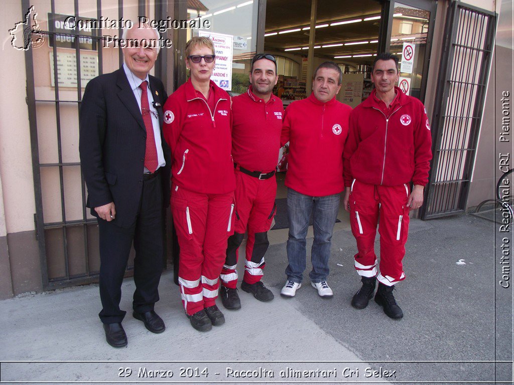 29 Marzo 2014 - Raccolta alimentari Cri Selex - Comitato Regionale del Piemonte