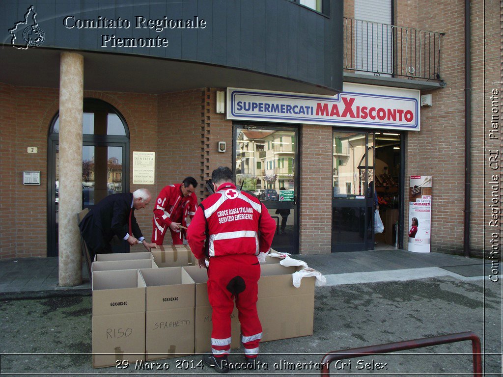 29 Marzo 2014 - Raccolta alimentari Cri Selex - Comitato Regionale del Piemonte