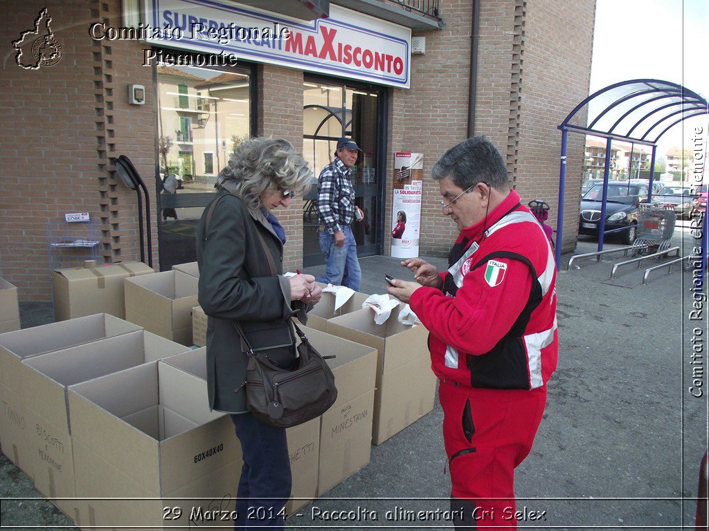 29 Marzo 2014 - Raccolta alimentari Cri Selex - Comitato Regionale del Piemonte