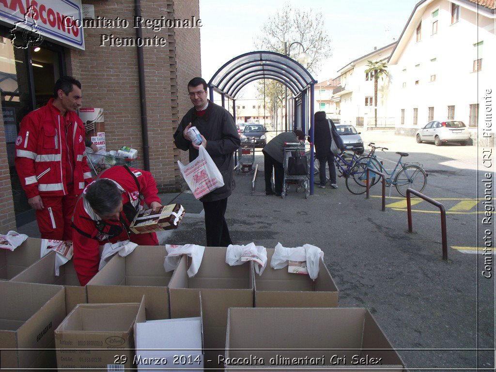 29 Marzo 2014 - Raccolta alimentari Cri Selex - Comitato Regionale del Piemonte