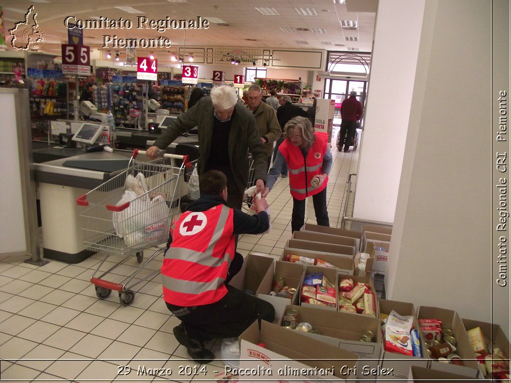 29 Marzo 2014 - Raccolta alimentari Cri Selex - Comitato Regionale del Piemonte