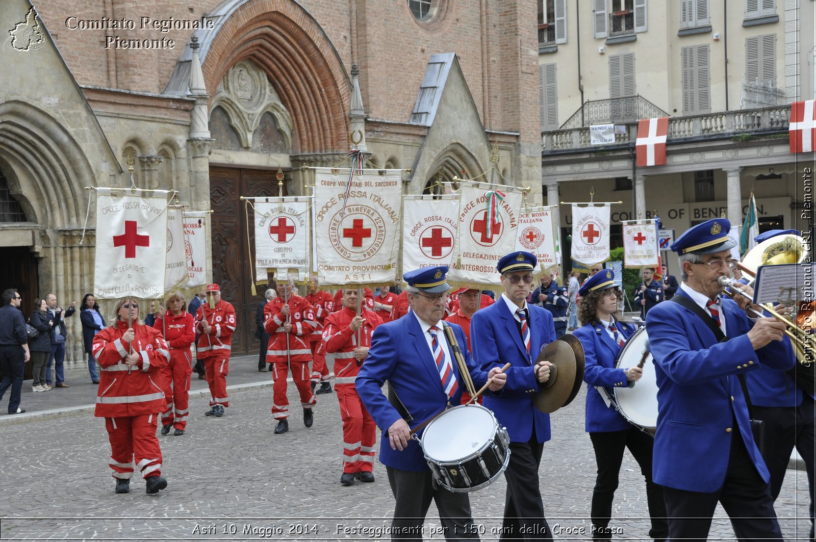 Asti 10 Maggio 2014 - Festeggiamenti per i 150 anni della Croce Rossa - Comitato Regionale del Piemonte