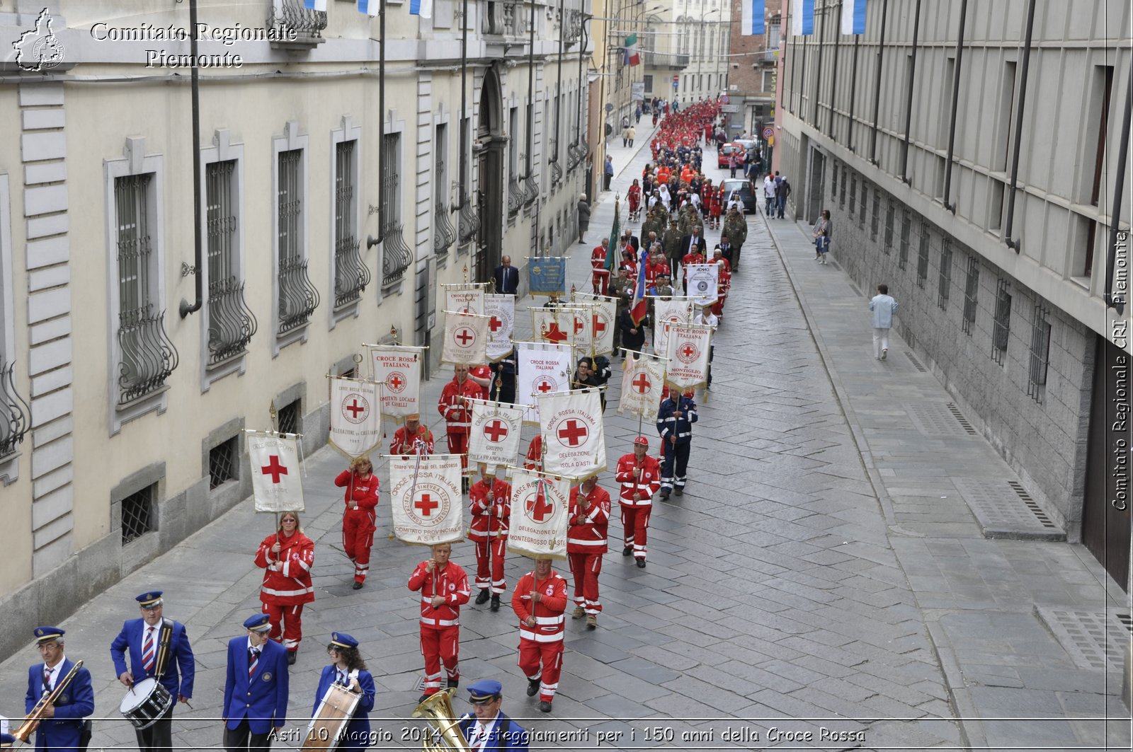 Asti 10 Maggio 2014 - Festeggiamenti per i 150 anni della Croce Rossa - Comitato Regionale del Piemonte