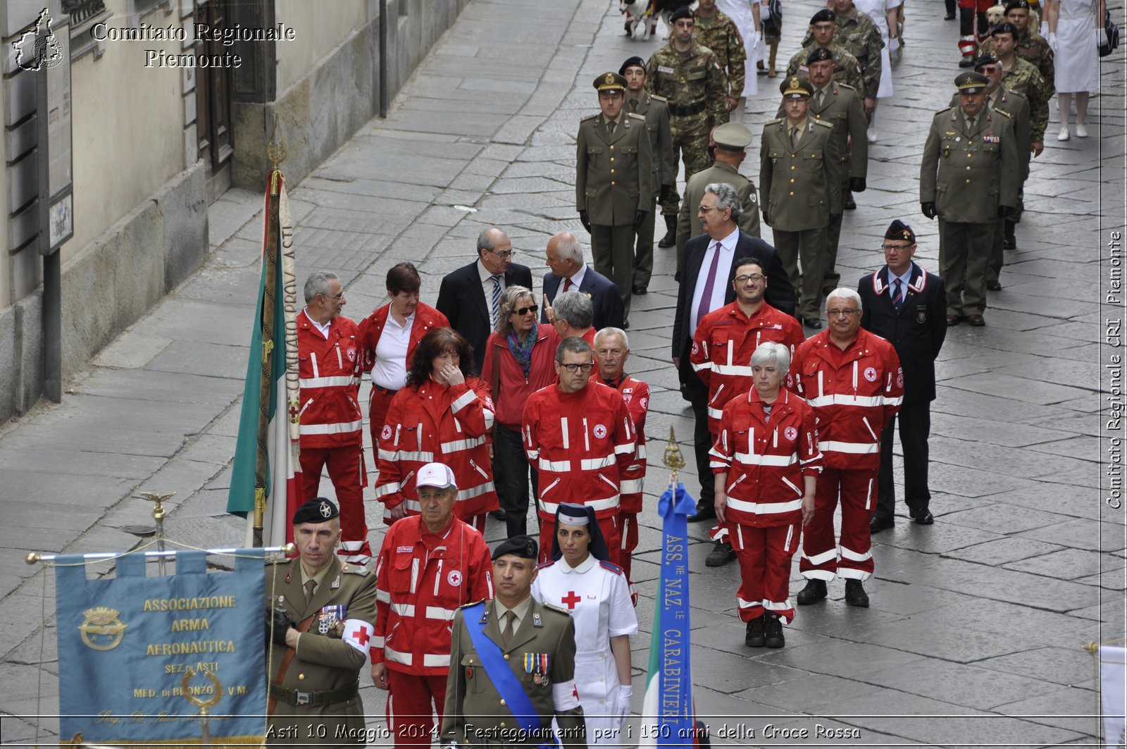 Asti 10 Maggio 2014 - Festeggiamenti per i 150 anni della Croce Rossa - Comitato Regionale del Piemonte