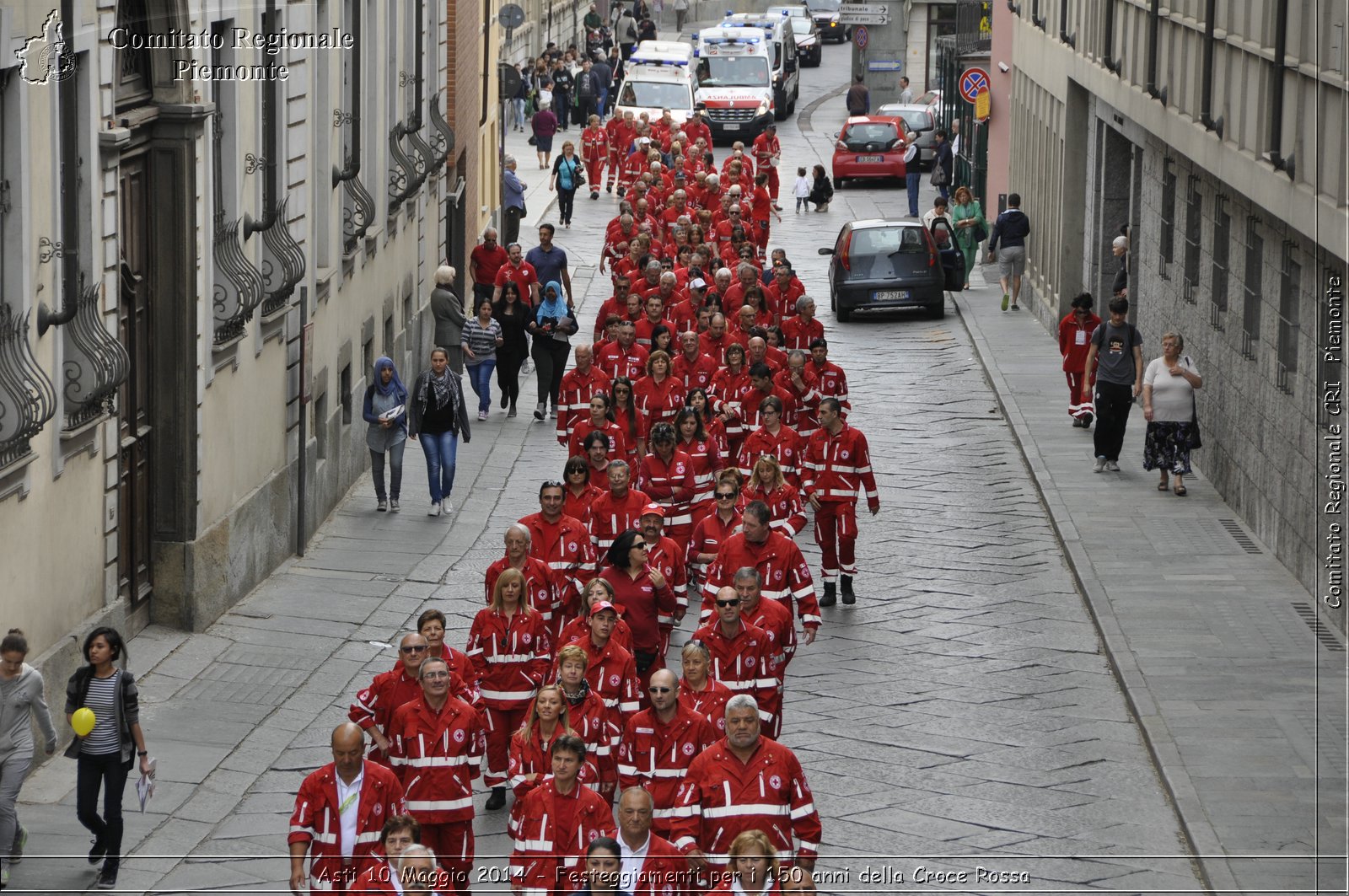 Asti 10 Maggio 2014 - Festeggiamenti per i 150 anni della Croce Rossa - Comitato Regionale del Piemonte