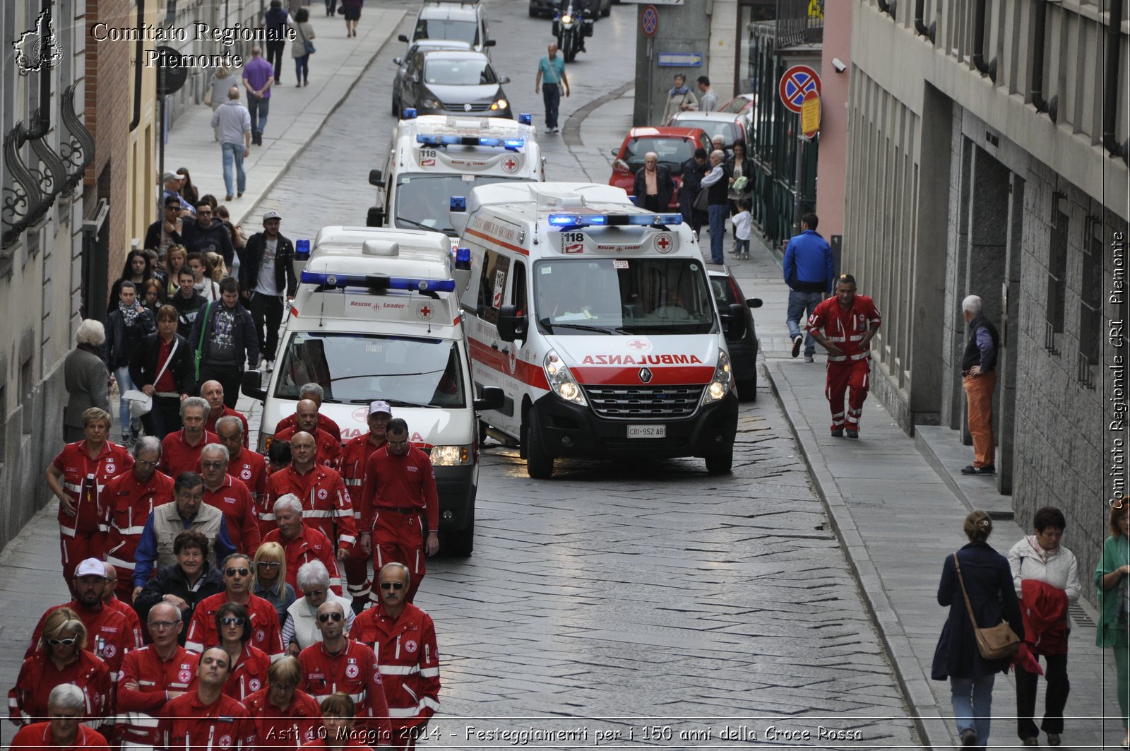 Asti 10 Maggio 2014 - Festeggiamenti per i 150 anni della Croce Rossa - Comitato Regionale del Piemonte