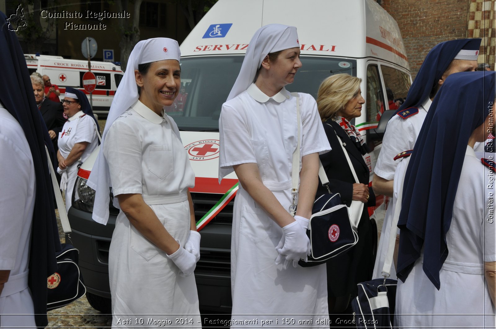 Asti 10 Maggio 2014 - Festeggiamenti per i 150 anni della Croce Rossa - Comitato Regionale del Piemonte