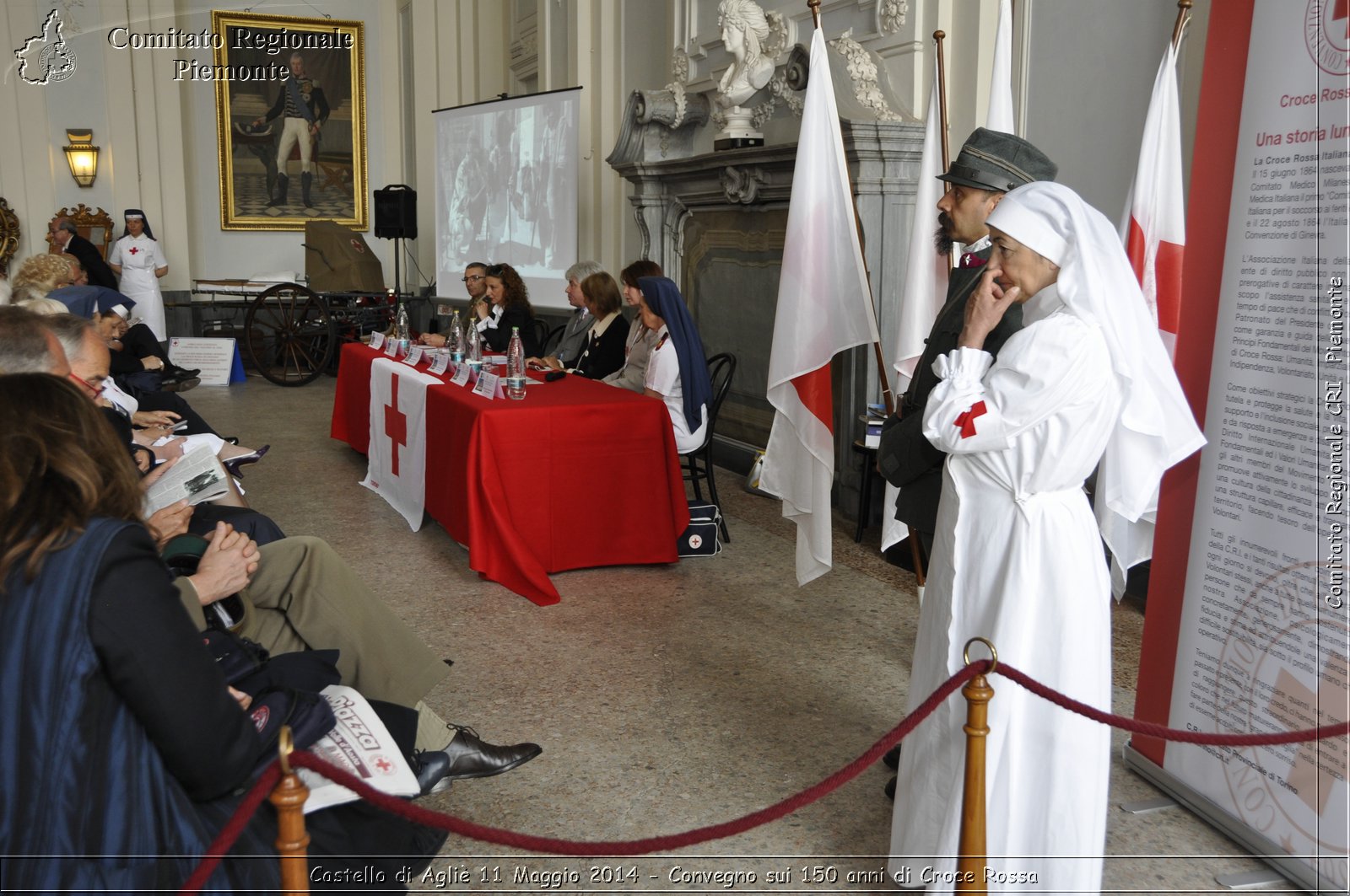 Castello di Agli 11 Maggio 2014 - Convegno sui 150 anni di Croce Rossa - Comitato Regionale del Piemonte