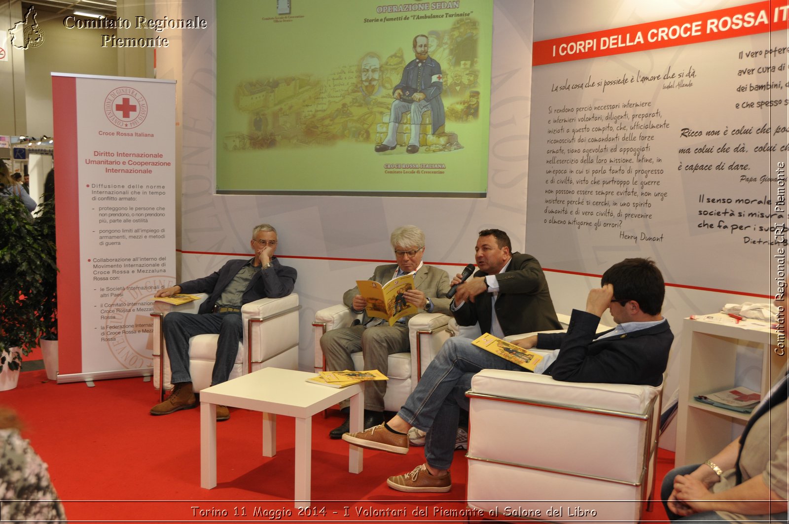 Torino 11 Maggio 2014 - I Volontari del Piemonte al Salone del Libro - Comitato Regionale del Piemonte