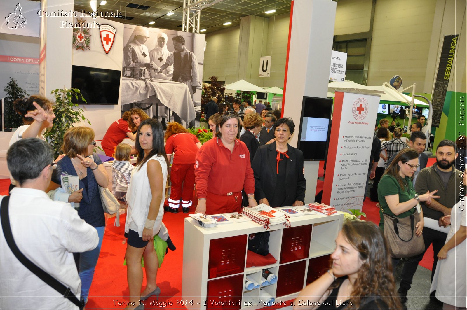 Torino 11 Maggio 2014 - I Volontari del Piemonte al Salone del Libro - Comitato Regionale del Piemonte