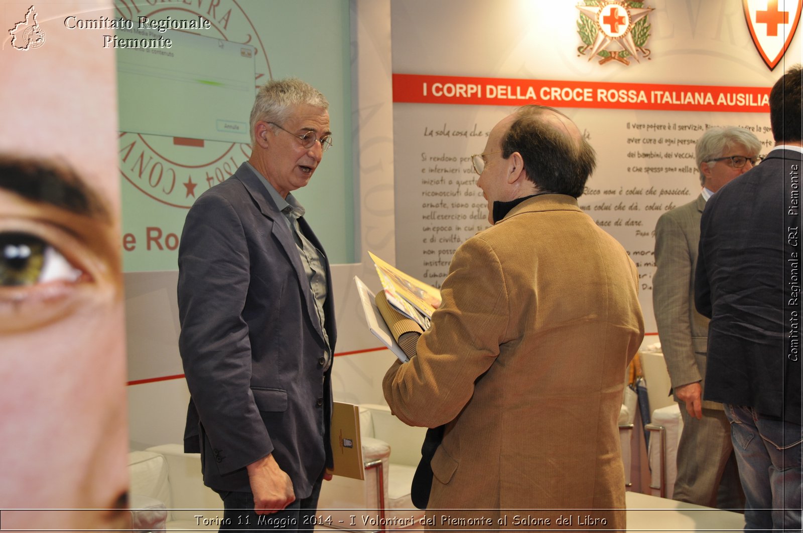 Torino 11 Maggio 2014 - I Volontari del Piemonte al Salone del Libro - Comitato Regionale del Piemonte