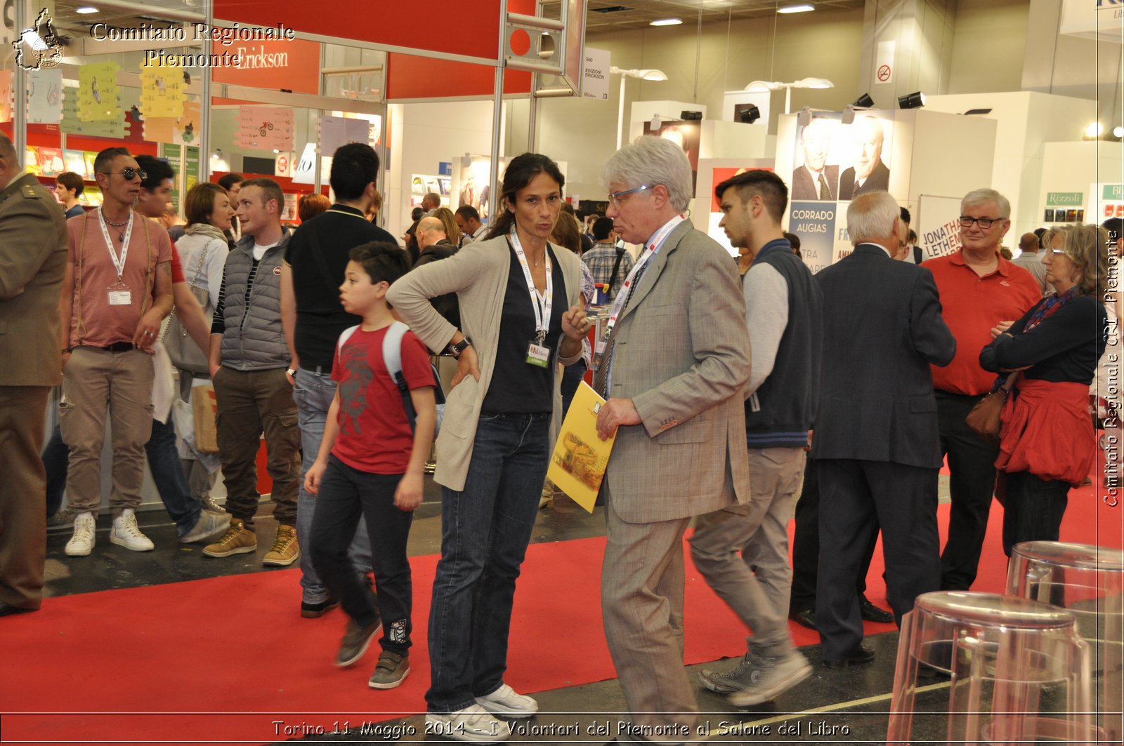 Torino 11 Maggio 2014 - I Volontari del Piemonte al Salone del Libro - Comitato Regionale del Piemonte