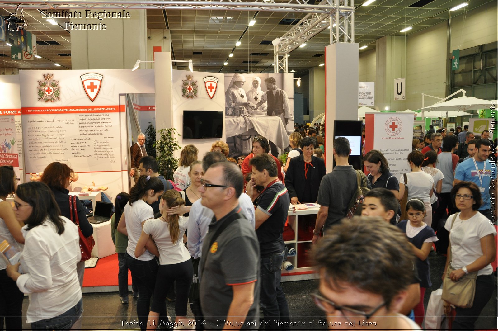 Torino 11 Maggio 2014 - I Volontari del Piemonte al Salone del Libro - Comitato Regionale del Piemonte