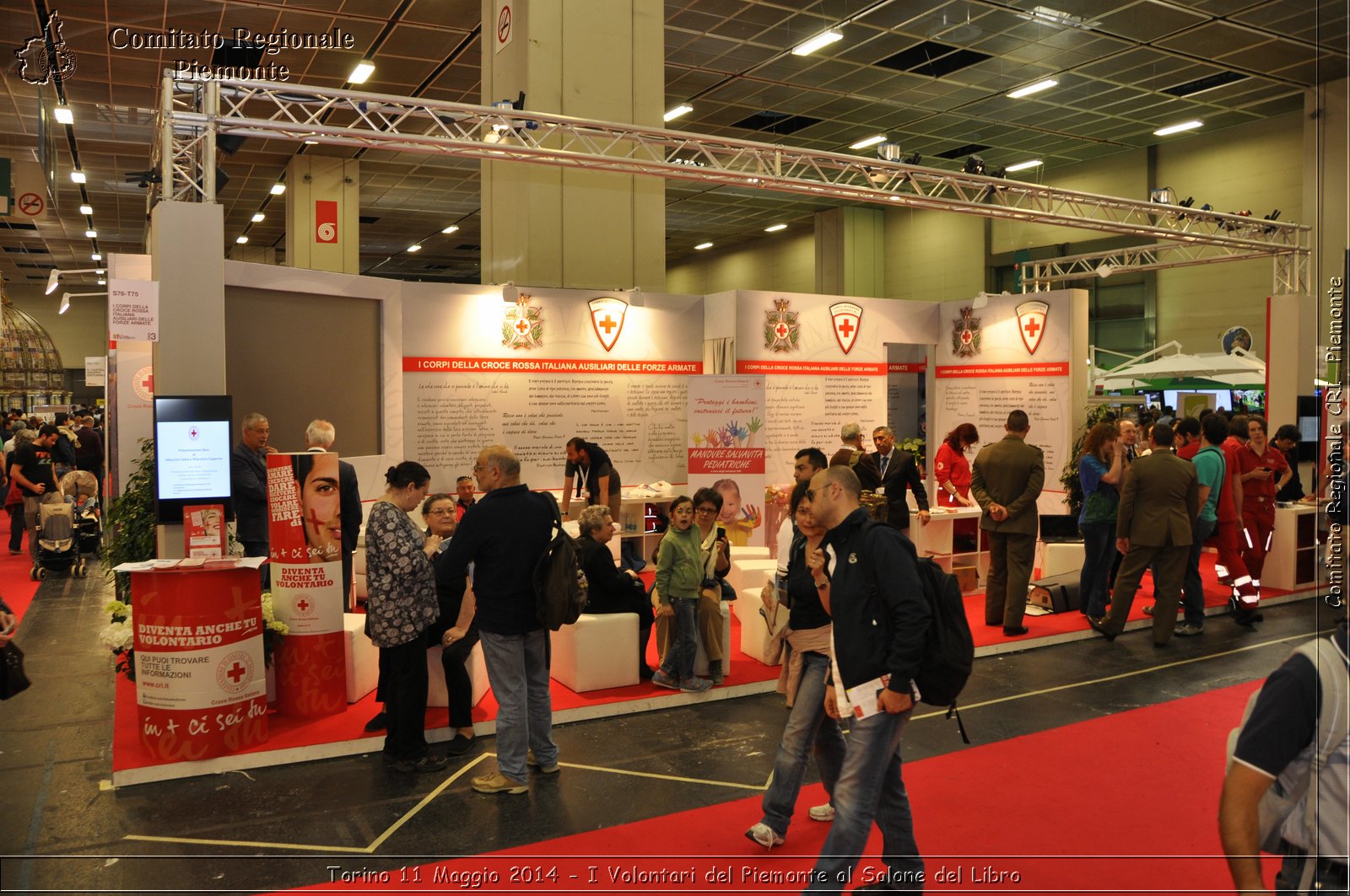 Torino 11 Maggio 2014 - I Volontari del Piemonte al Salone del Libro - Comitato Regionale del Piemonte