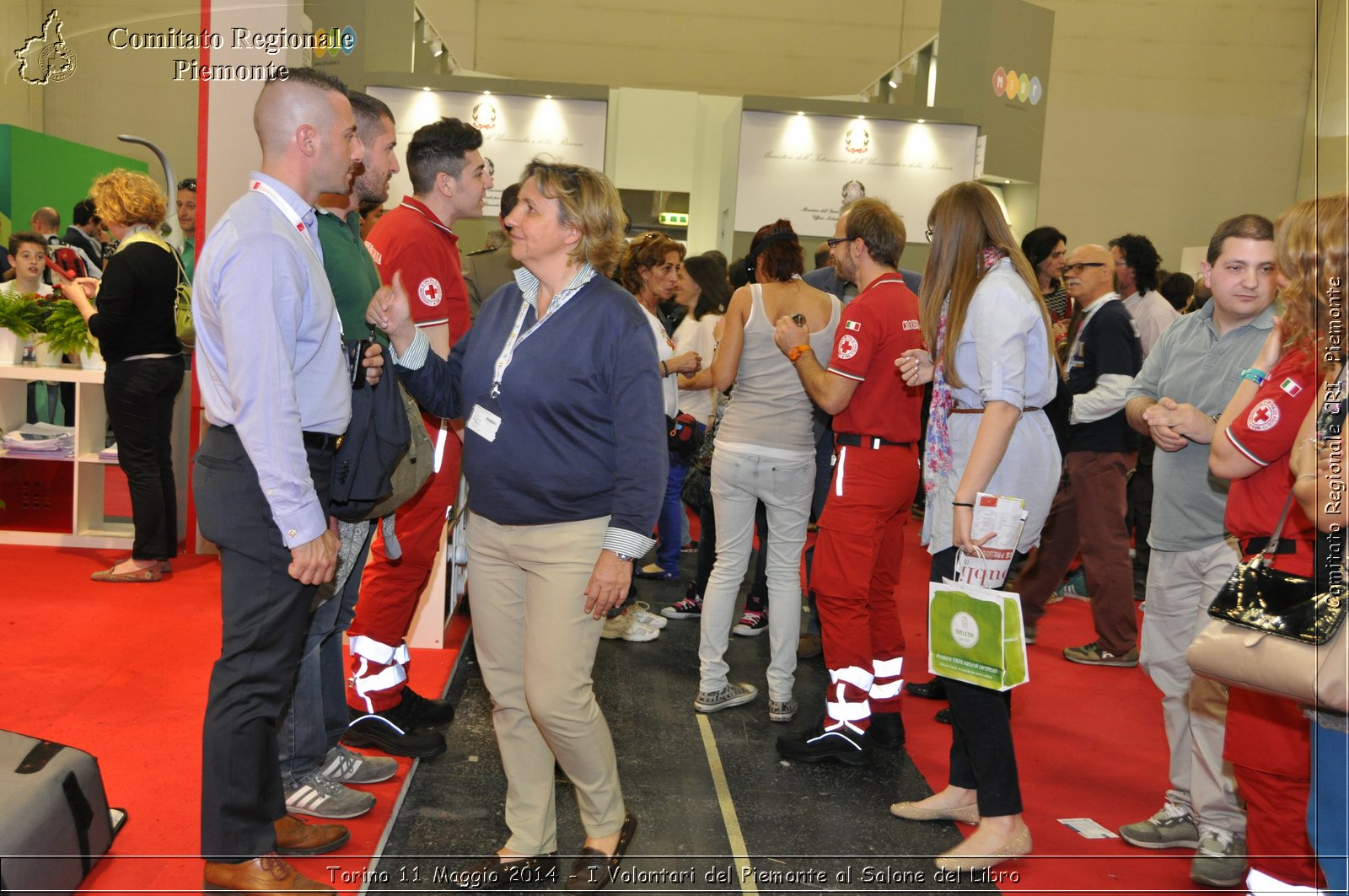 Torino 11 Maggio 2014 - I Volontari del Piemonte al Salone del Libro - Comitato Regionale del Piemonte