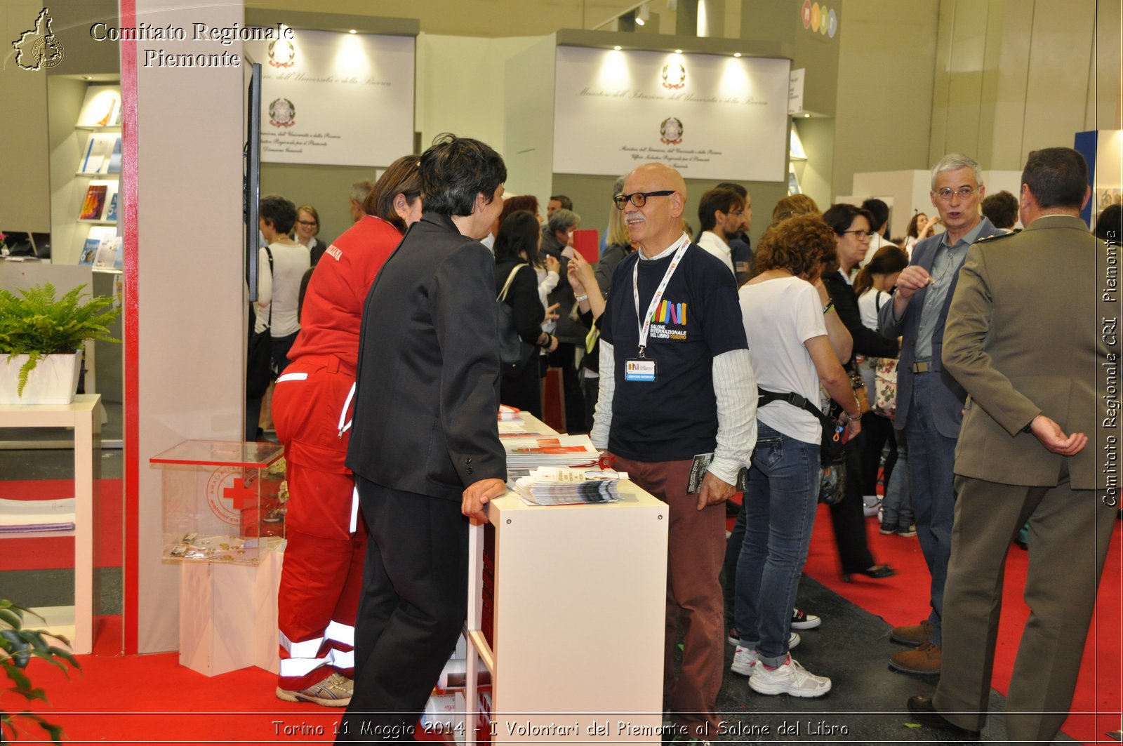 Torino 11 Maggio 2014 - I Volontari del Piemonte al Salone del Libro - Comitato Regionale del Piemonte