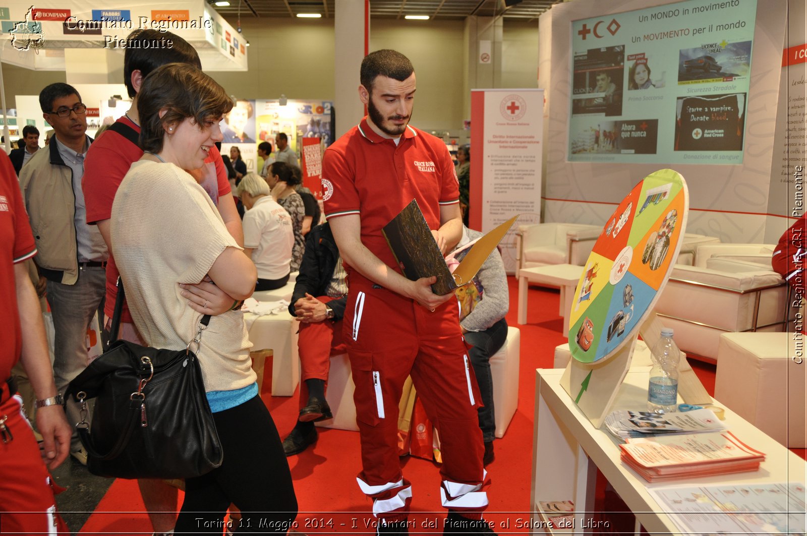 Torino 11 Maggio 2014 - I Volontari del Piemonte al Salone del Libro - Comitato Regionale del Piemonte