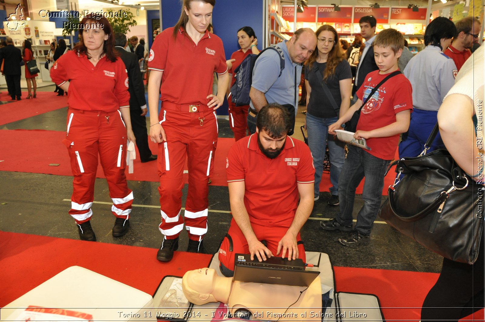 Torino 11 Maggio 2014 - I Volontari del Piemonte al Salone del Libro - Comitato Regionale del Piemonte