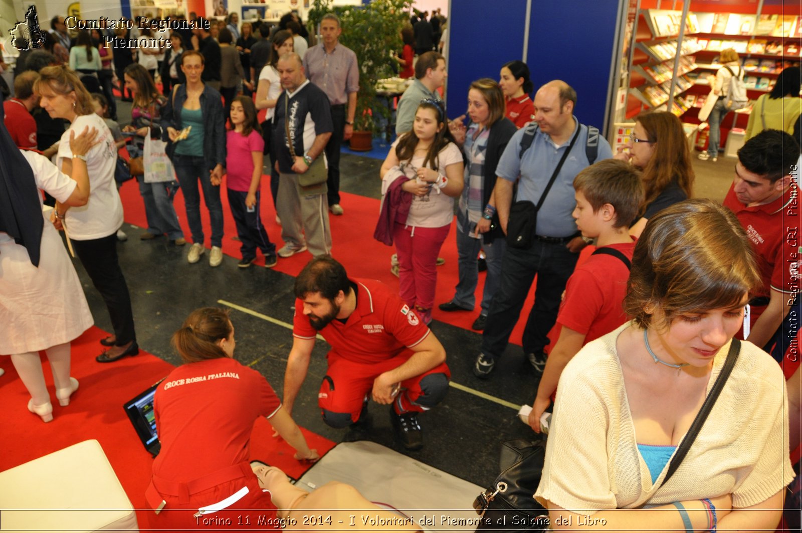 Torino 11 Maggio 2014 - I Volontari del Piemonte al Salone del Libro - Comitato Regionale del Piemonte