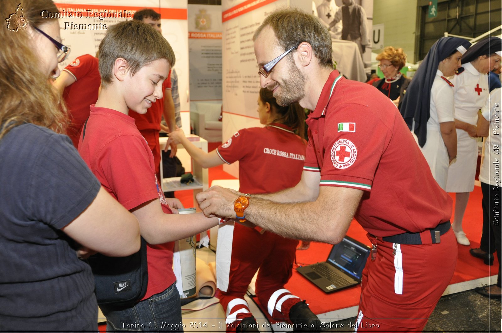 Torino 11 Maggio 2014 - I Volontari del Piemonte al Salone del Libro - Comitato Regionale del Piemonte