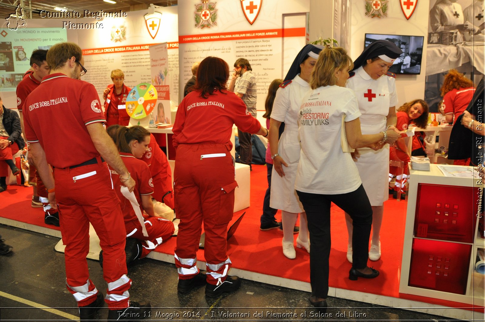 Torino 11 Maggio 2014 - I Volontari del Piemonte al Salone del Libro - Comitato Regionale del Piemonte