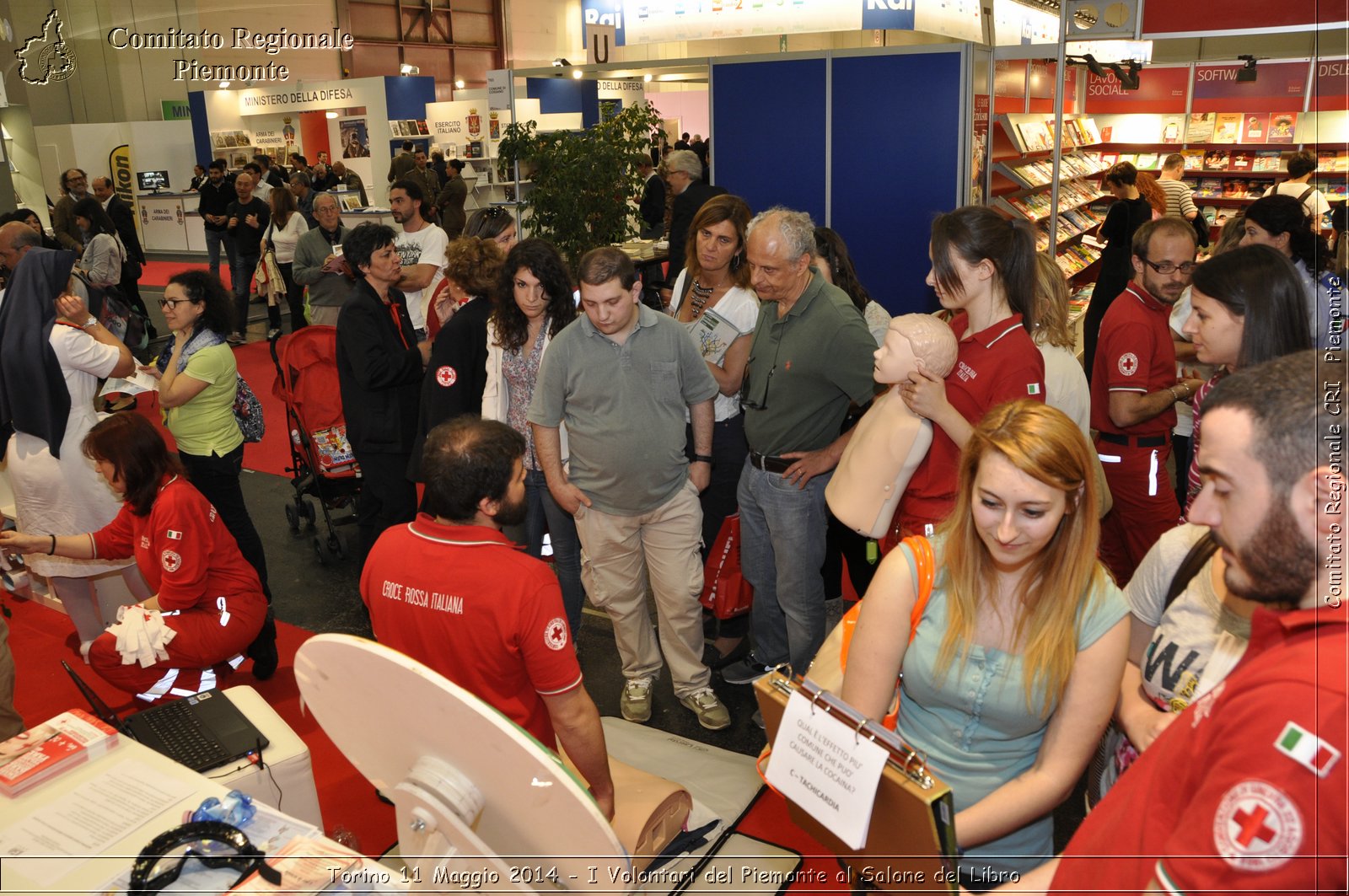 Torino 11 Maggio 2014 - I Volontari del Piemonte al Salone del Libro - Comitato Regionale del Piemonte