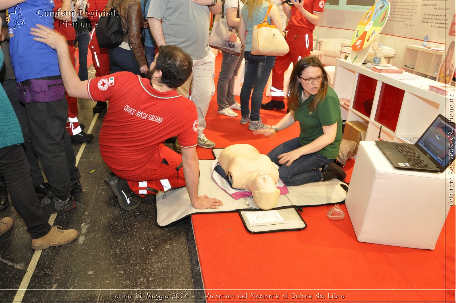 Torino 11 Maggio 2014 - I Volontari del Piemonte al Salone del Libro - Comitato Regionale del Piemonte