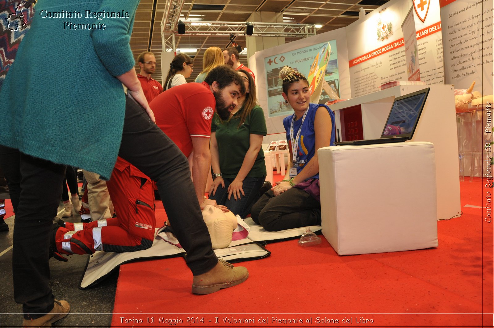 Torino 11 Maggio 2014 - I Volontari del Piemonte al Salone del Libro - Comitato Regionale del Piemonte