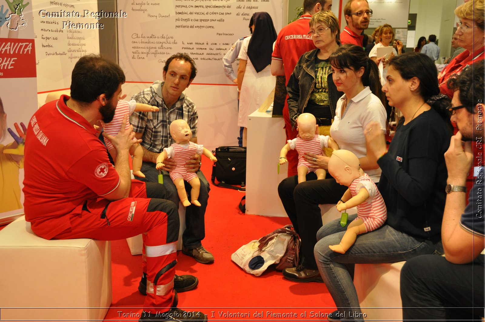 Torino 11 Maggio 2014 - I Volontari del Piemonte al Salone del Libro - Comitato Regionale del Piemonte