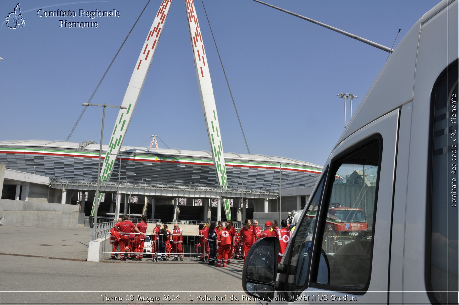 Torino 18 Maggio 2014 - I Volontari del Piemonte allo JUVENTUS Stadium - Comitato Regionale del Piemonte