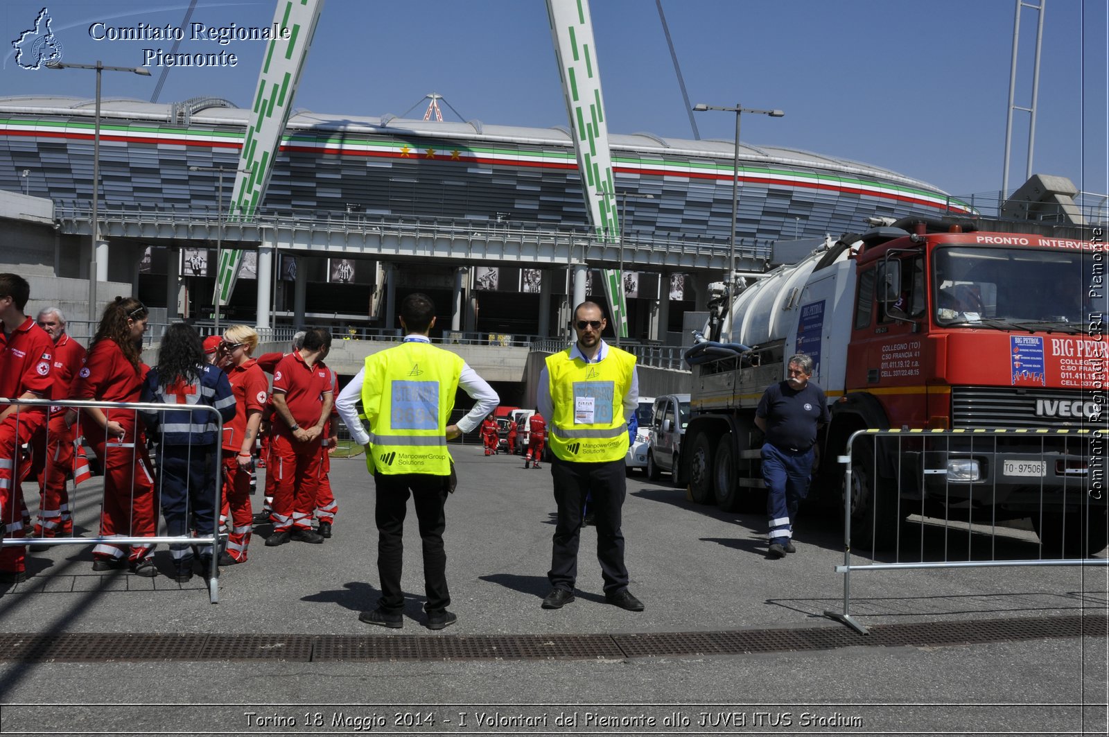 Torino 18 Maggio 2014 - I Volontari del Piemonte allo JUVENTUS Stadium - Comitato Regionale del Piemonte