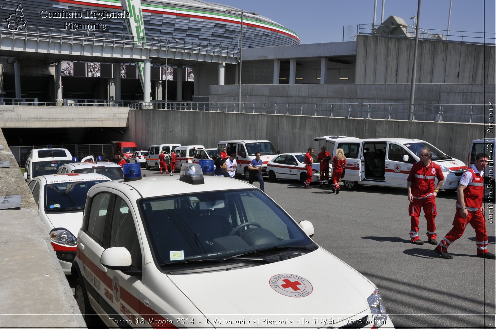 Torino 18 Maggio 2014 - I Volontari del Piemonte allo JUVENTUS Stadium - Comitato Regionale del Piemonte