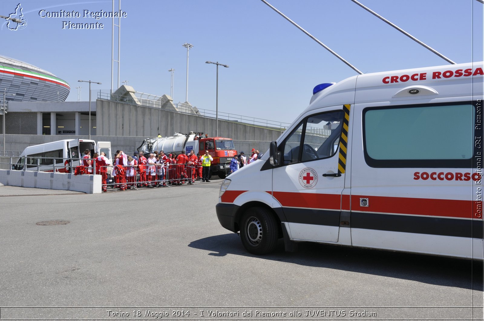 Torino 18 Maggio 2014 - I Volontari del Piemonte allo JUVENTUS Stadium - Comitato Regionale del Piemonte