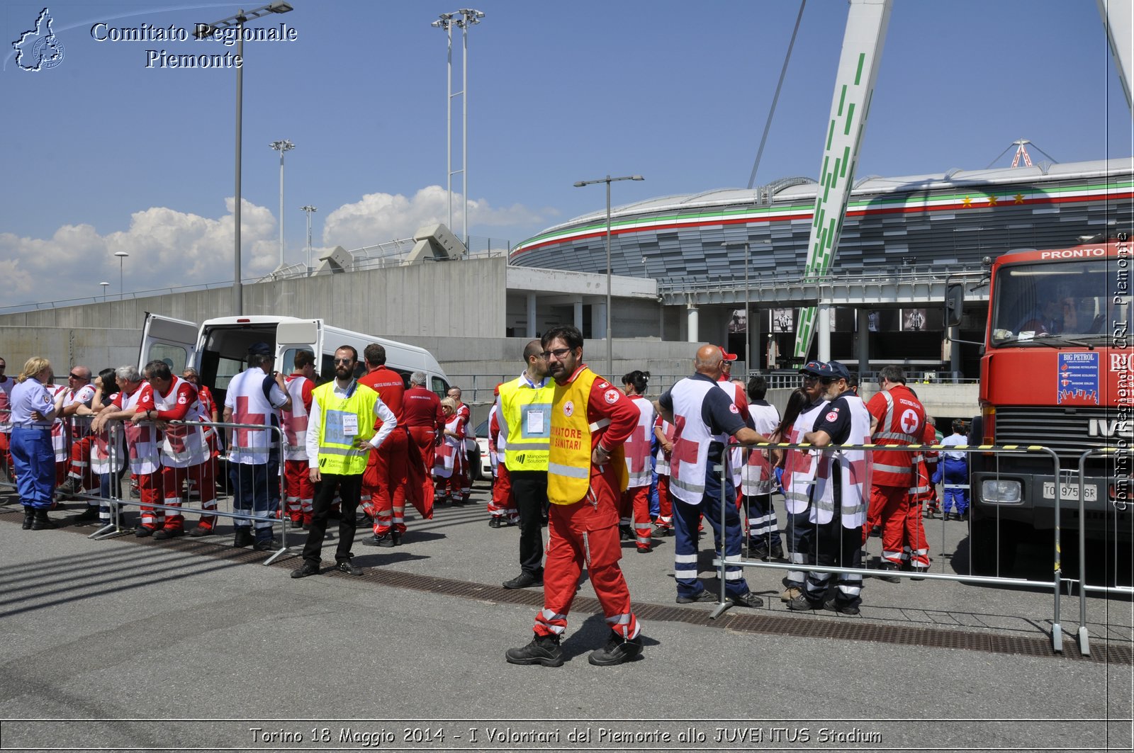 Torino 18 Maggio 2014 - I Volontari del Piemonte allo JUVENTUS Stadium - Comitato Regionale del Piemonte